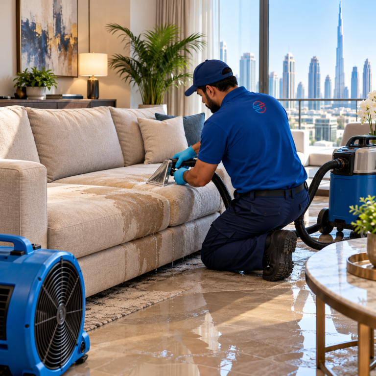 Sofa reupholstery in Dubai